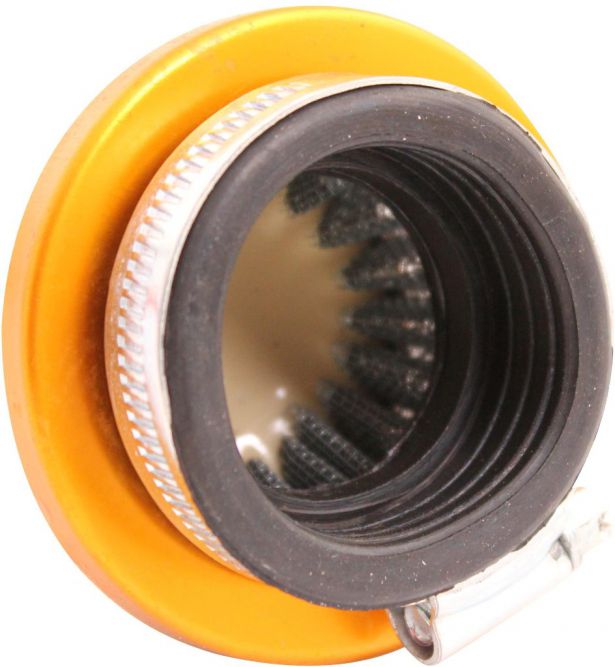 Air Filter - 44mm to 46mm, Conical, Small Stack (30MM), 2 Stroke, Yimatzu Brand, Gold - 60P1170GD - PBC94F1