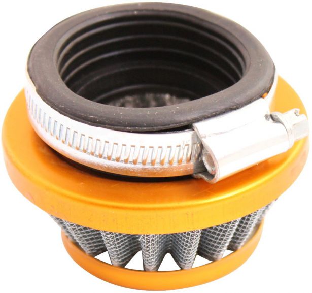 Air Filter - 44mm to 46mm, Conical, Small Stack (30MM), 2 Stroke, Yimatzu Brand, Gold - 60P1170GD - PBC94F1