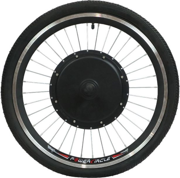 Bicycle Rim and Tire Set - 750W, 48V Hub, 22x1.75 Tire - PBC34029FF1