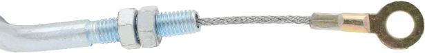 Brake Cable - Bent Connector, M8, 150.5cm Total Length - CBL3700 - PBC850F1