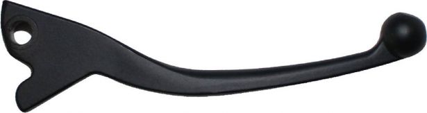 Brake Lever - Left Hand, Aluminum, Black, Honda - LVR3330BK - PBC2966F1