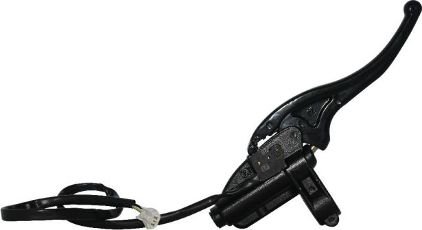 Brake Lever With Brake Oil Reservoir - Left Hand, With Brake Lock (Parking Brake), 500cc, 550cc - 70A3055 - PBC3018F1