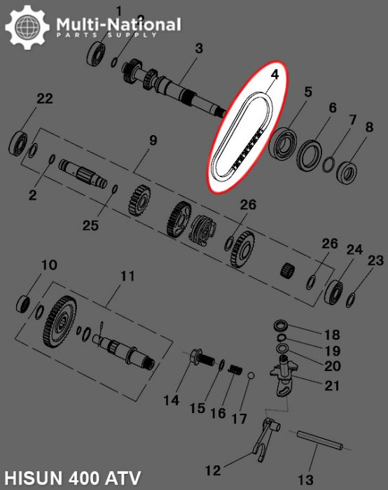 Chain - M9-9.25-34, Hisun, 400-700cc, ATV/UTV - CHN1040 - PBC1114F1