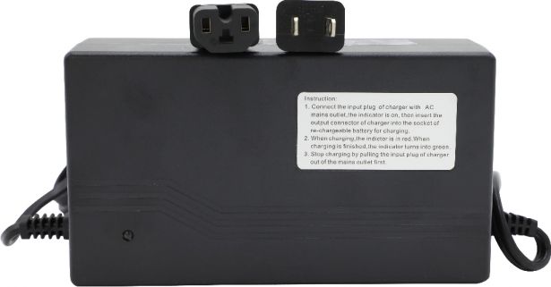 Charger - 48V, 3A, C13 Plug with Universal T-Prong, Lithium - CHG4830TL - PBC1486EF1