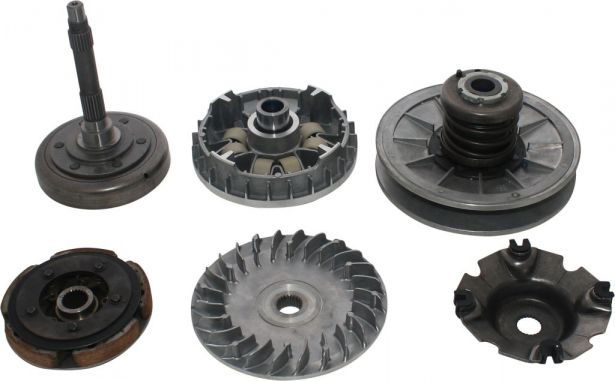 Clutch - Complete Assembly, Torque Convertor, Variator, Clutch Weight, Linhai, 600cc - 30A3360 - PBC1315F1