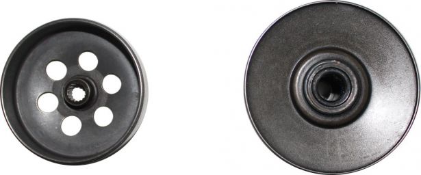 Clutch - Drive Pulley with Clutch Bell, Yamaha, 125cc, 16 Spline - 30A3708 - PBC1235F1