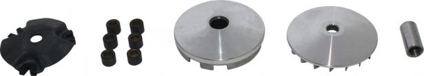 Clutch - Variator, Yamaha, 50cc, 4 Stroke, 17 Spline - 30A3604 - PBC1323F1