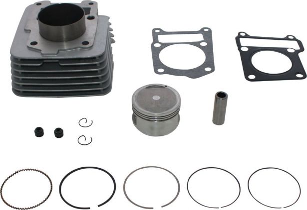 Cylinder Block Assembly - Big Bore, YBR, 125cc to 150cc, 58mm, 14pc - 20A8905 - PBC1654F1