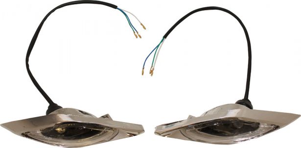Front Light - 50cc to 250cc ATV, Racing Style, Set (2pcs) - 70A7022 - PBC3150F1