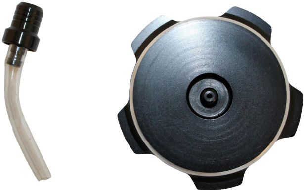 Fuel Tank Cap - Black Aluminum - 20A4121BK - PBC2549F1