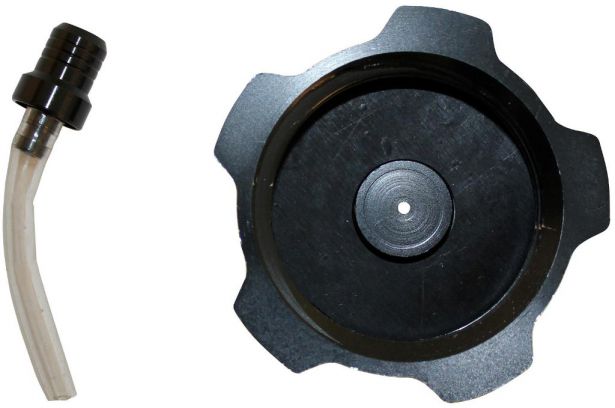 Fuel Tank Cap - Black Aluminum - 20A4121BK - PBC2549F1