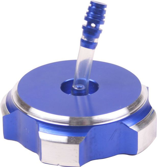 Fuel Tank Cap - Blue, Aluminum - 20A4121BU - PBC2479F1