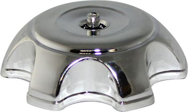 Fuel Tank Cap - Plastic, Chrome - 20A4120CR - PBC2504F1