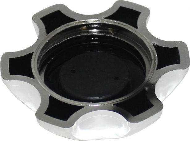 Fuel Tank Cap - Plastic, Chrome - 20A4120CR - PBC2504F1