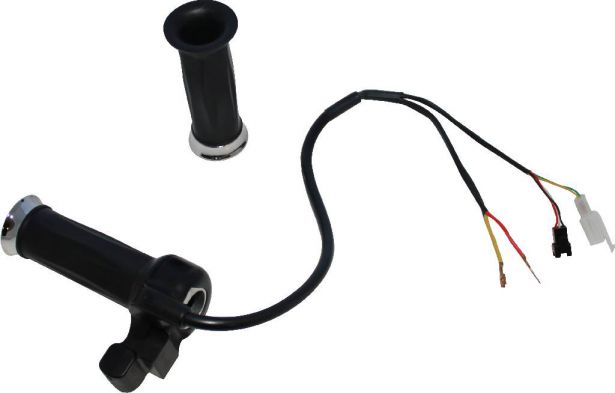 Throttle Lever - Twist Grip, Electric Scooter, 350W, 500W, 800W, 1000W (Set) - 70C3200 - PBC1981F1