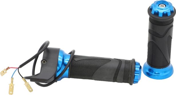 Throttle Lever - Twist Grip, Scooter, Blue (Set) - 70C3205BU - PBC2738F1