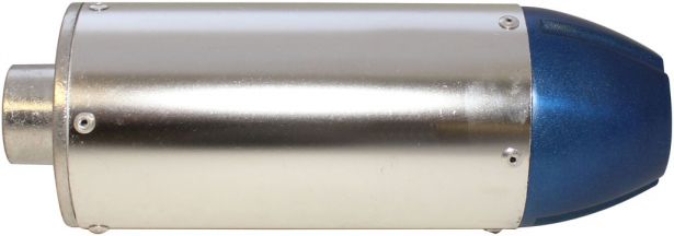 Muffler_ _50cc_to_250cc_Performance_CNC_Blue_Tip_4