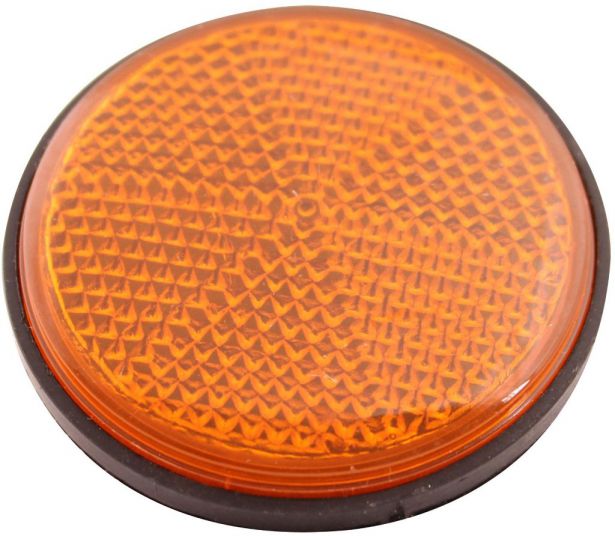 Reflector - Orange with Black Base (2pcs) - 40A7500 - PBC480F1