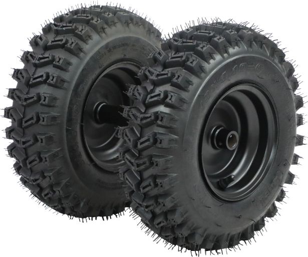 Rim and Tire Set - 13 x 4.1 - 6, Directional, Locking Pin Style, Snowblower, Garden Machine, Universal Wheel Assembly, Right Side - 40L1348-R - PBC3933EF1