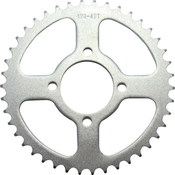 Sprocket - Rear, 428 Chain, 42 Tooth, 52.2mm hole - 20A1195 - PBC3232F1