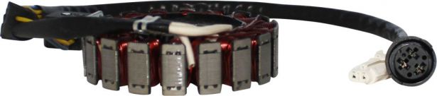 Stator - Magneto Coil, 150cc, 250cc, 260cc and 300cc ATV, 300cc, 2x4, 4x4 and 4x4 IRS - 30A9152 - PBC2323F1