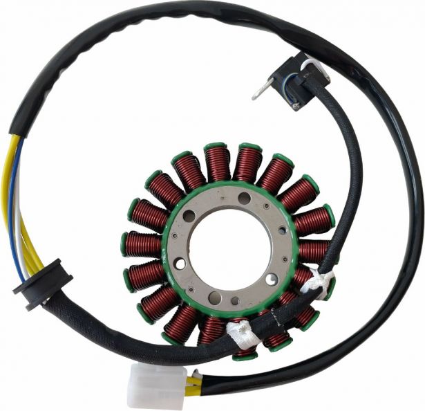Stator - Magneto Coil Assembly, Suzuki LTR 450 & 450Z QuadRacer 2006-2009, 32101-45G00, 32101-45G10, 32101-45G11 - 30A9406 - PBC1778EF1