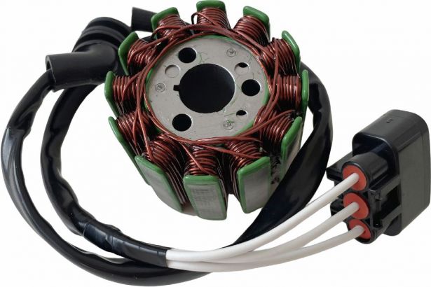 Stator - Magneto Coil Assembly, Yamaha YZF1000, YZFR1, YZF, FZ1, 2D1-81410-01-00, 5VY-81410-00-00, 2D1-81410-10-00 - 30A9404 - PBC1740EF1