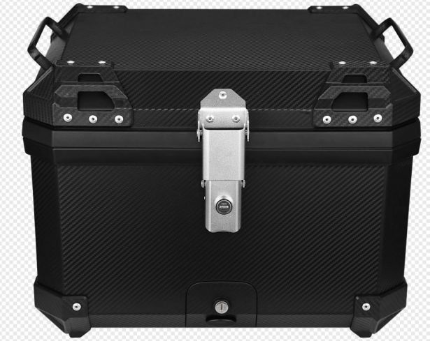 Tail_Storage_Box_ _45L_Carbon_Motorcycle__Scooter_Trunk_PHX_Gen2_Quick_Release_Dual_Backrest_Corner_Reflectors_1
