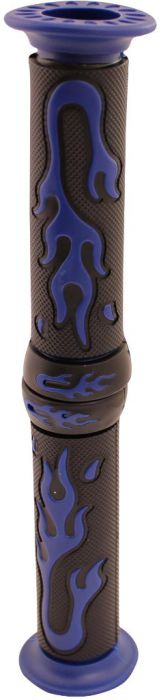 Throttle Grips - Flames, Blue - 70D1830BU - PBC2786F1
