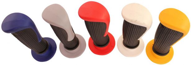 Throttle Grips - Tapered, Blue - 70D1845BU - PBC2714F1