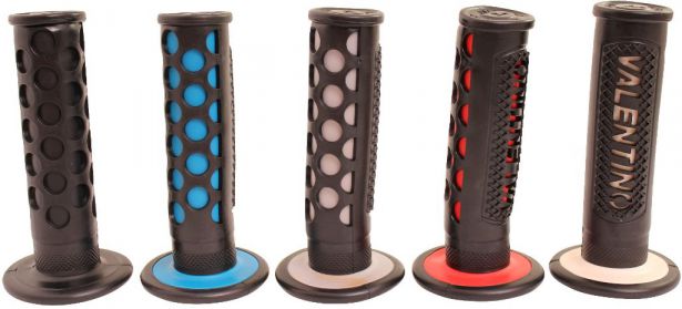 Throttle Grips - Valentino, Black - 70D1840BK - PBC2776F1