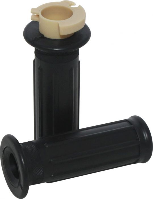 Throttle Grips - Yamaha PW50, Throttle Grip and Tube, Black - 70D1890BK - PBC2725F1