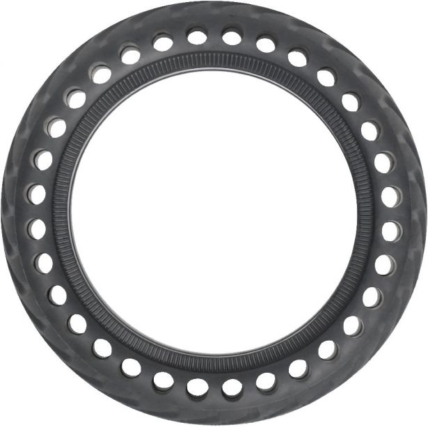 Tire - 8.5x2, Circular Honeycomb, Solid, Red - PBC40K082F1