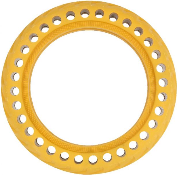 Tire - 8.5x2, Circular Honeycomb, Solid, Red - PBC40K082F1