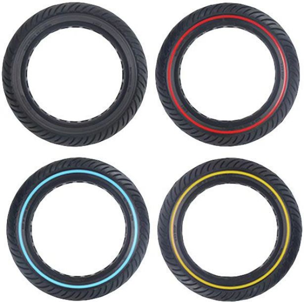 Tire - 8.5x2, Line Honeycomb, Solid - PBC40K0F1