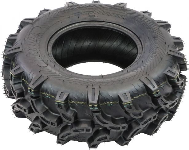 Tire - Hakuba Ibex Offroad, 27x9-12, 6 Ply, Zilla Style, Super Mud Lugs, ATV / UTV - 40A270912H-3 - PBC3980EF1