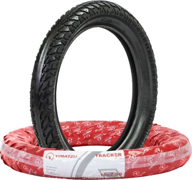 Tire - Yimatzu Tracker, 16x2.50, Scooter - 40S1625Y - PBC4117EF1