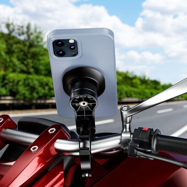 Touchscreen_Cell_Phone_Mount_ _Mobile_Phone_Holder_Universal_Fit_Black_Quick_Release_Adapter_2