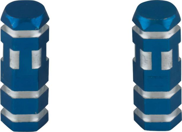 Valve Stem Caps - Blue - 40A9050BU - PBC3440F1