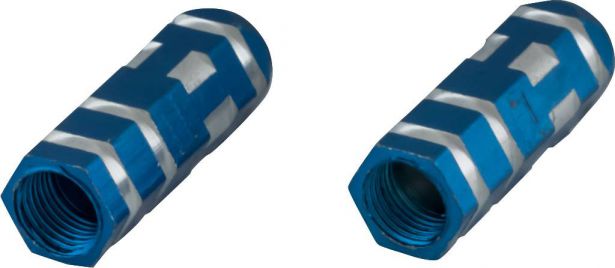 Valve Stem Caps - Blue - 40A9050BU - PBC3440F1
