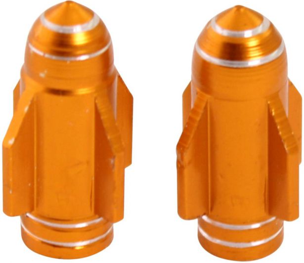 Valve Stem Caps - Gold Rockets - 40A9010GD - PBC3433F1