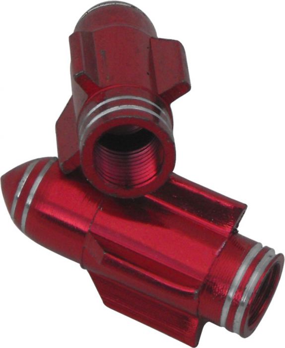 Valve Stem Caps - Red Rockets - 40A9010RD - PBC3388F1