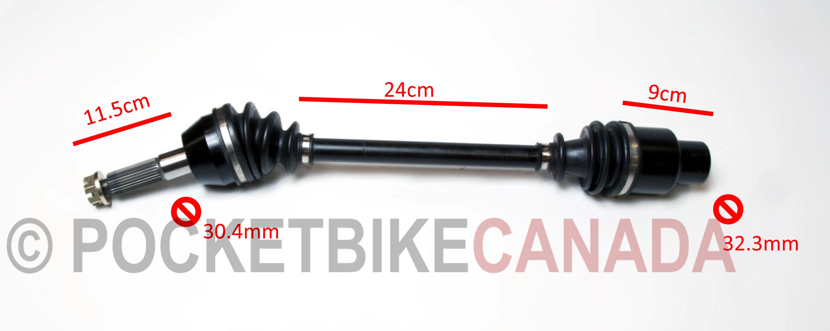 Axle Left Driver Rear CV Boot for Vyper 1100cc UTV Side by Side ROV - G8030007