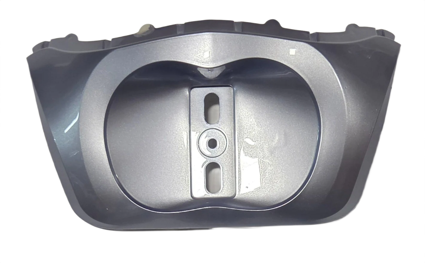 Tessa Apple shape plastic Silver