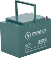 Battery - EV12600 / 6-DCM-60 / 6-DZM-60 / 6-FM-60, AGM, 12V 66Ah, Yimatzu, Threaded Terminals - BATEV12060 - PBC172EF1