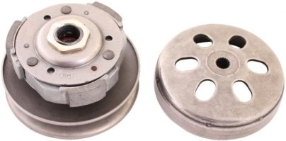 Clutch - Drive Pulley with Clutch Bell, GY6, 125cc to 150cc, 19 Spline - 30A3711 - PBC1257F1