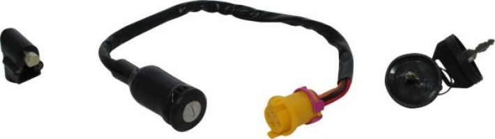 Ignition Key Switch - Odes, 400cc, Liangzi LZ400-4, with Steering Lock - 10A4230 - PBC2163F1