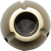 Muffler - Performance CNC, With Mounting Bracket, Chrome and Gold - PBCMFL50F1