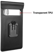 Touchscreen_Cell_Phone_Mount_ _Mobile_Phone_Holder_Up_to_6_Inch_Devices_Black_Pouch__Ratchet_Strap_3