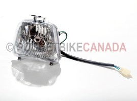 Front Headlight and Bulb for 50cc/70cc/90cc/110cc 4-Stroke Mini ATV Quad - G1010055